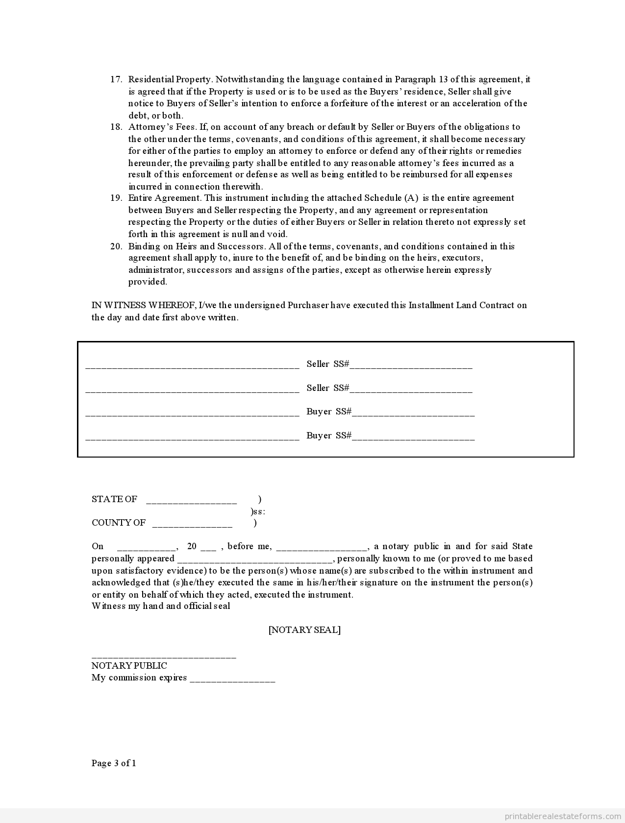 free-contract-for-deed-form-printable-real-estate-forms