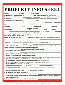[PDF]Free Printable Property Information Sheet Template