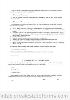 Illinois - Environmental Disclosure Document for Transfer of