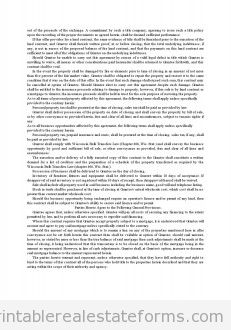Wisconsin Form - Offer to Exchange Property With Acceptance Wisconsin Form - Offer to Exchange Property With Acceptance
