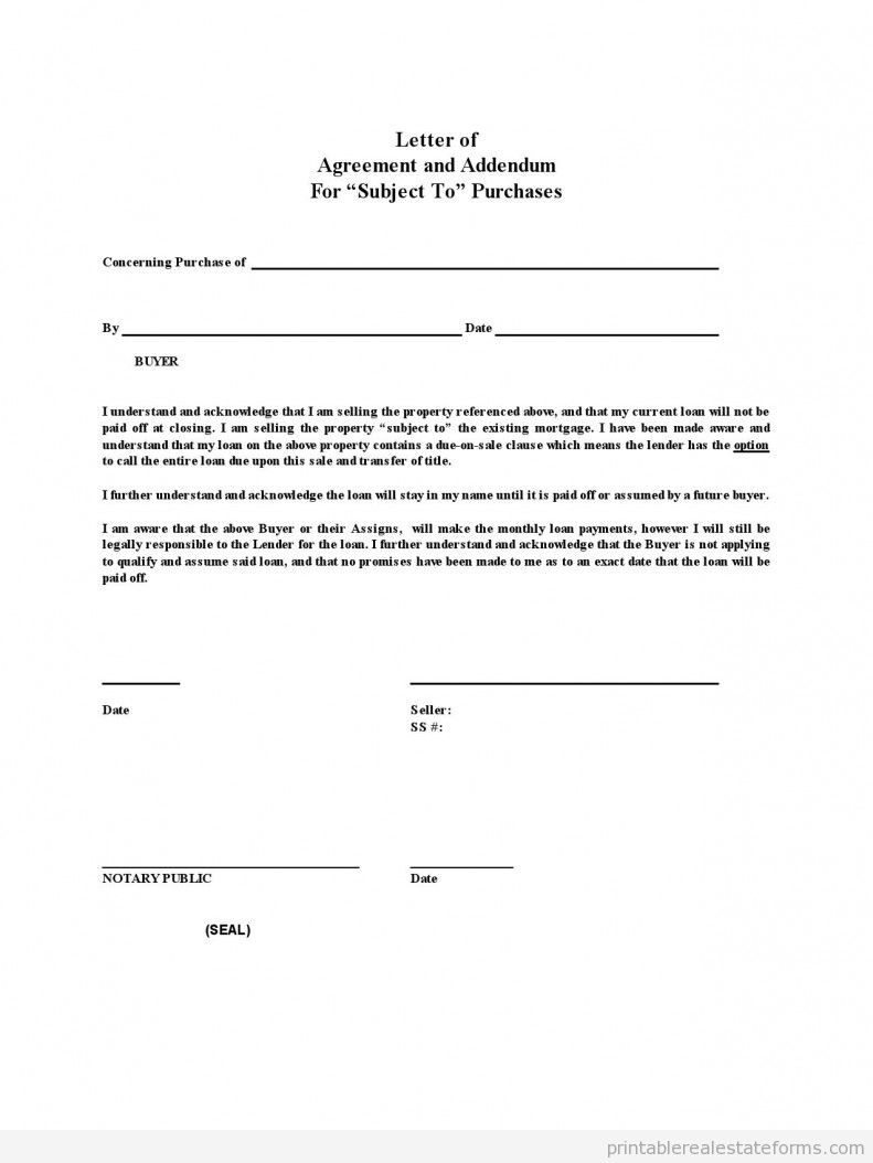 Sample ST Letter of Agreement Buy Forms ST_Letter_of_Agreement___Buy
