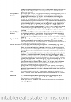 Escrow Trust Instructions (Sale) Escrow Trust Instructions (Sale)