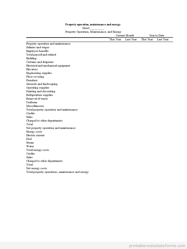 Sample Property Operation, Maintenance and Energy Forms Property-Operation-Maintenance-and-Energy0001