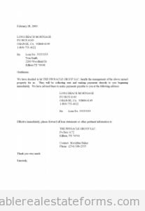 Acquisition management letter Acquisition management letter