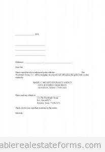 Cancellation of Existing Hazard Insurance Cancellation of Existing Hazard Insurance